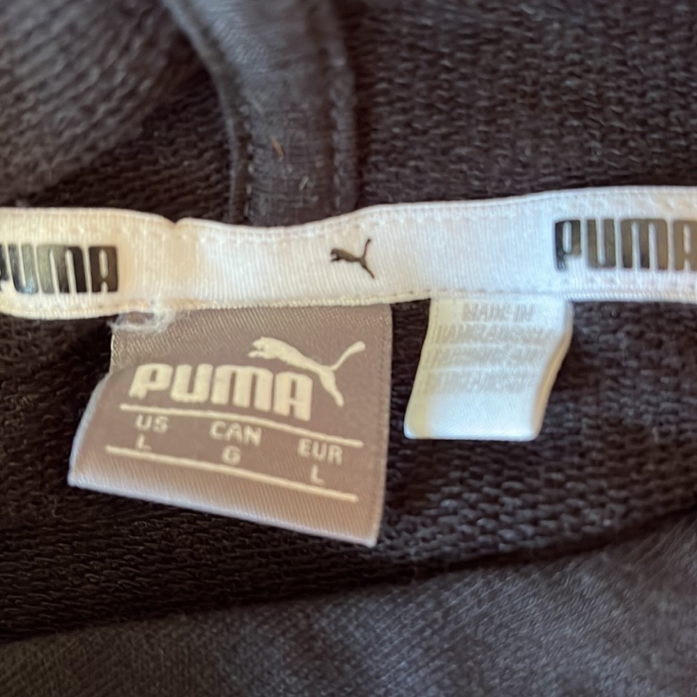 Puma Black Hoodie Sweatshirt - Picture 5 of 5